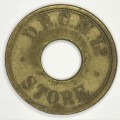 De Beers Consolidated mines 1 shilling token with central hole - Set 1