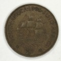 1935 SA Union Half Penny - VF