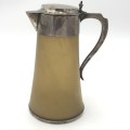 Antique Horn and Silver Jug - Hallmarked 1873 London by LJP Hap - one of a kind