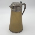 Antique Horn and Silver Jug - Hallmarked 1873 London by LJP Hap - one of a kind
