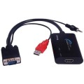 VGA+USB+AUDIO{R/L}TO HDMI CONVERTER