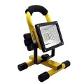 3 x Rechargeable 30W LED Outdoor Floodlight With Portable Adjustable Light Tripod Stand