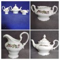 3Pcs Vintage Pioneer porcelain tea set
