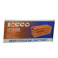 100ah 12v Ecco deep cycle gel battery