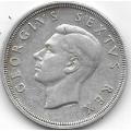 1948 SILVER SOUTH AFRICA FIVE SHILLINGS GEORG1VS SEXTVS REX SEE PER SCAN