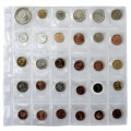 30 uncirculated coins from 30 different countries