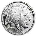 1oz 99.9% pure Silver American Buffalo Round by Highland Mint, Florida