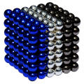 216 Neodymium 5mm Neocubes magnetic balls CARBON FIBRE BLUE SILVER sphere buckyballs**LOCAL STOCK**