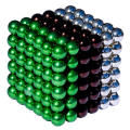 216 Neodymium Neocube 5mm magnetic buckyballs SILVER BRONZE GREEN in  Tin **LOCAL STOCK**