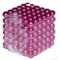 216 Neodymium Neocubes 5mm magnetic balls PURPLE PINK sphere buckyballs **LOCAL STOCK**