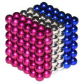 216 Neodymium 5mm Neocubes magnetic balls PINK BLUE SILVER sphere buckyballs**LOCAL STOCK**