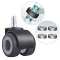 Thermoplastic Rubber Castor Wheels 5 piece set **LOCAL STOCK**