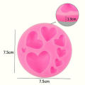 Loving Heart Shape Silicone Fondant Soap Mold Chocolate Jelly Mould **LOCAL STOCK**