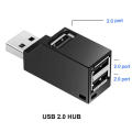 3 port USB 2.0 HUB Adapter Extender Mini Splitter Box Multiport **LOCAL STOCK**