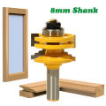 Glass Door Rail and Stile Reversible 8mm shank Router Bit **LOCAL STOCK**
