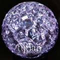 Optical Borosilicate Crown lead  Murano Feng Shui Crystal Ball 40mm Purple **LOCAL STOCK**