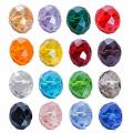 8mm Briolette Crystal Rondelle Beads X480 Lead Free **LOCAL STOCK**