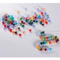 8mm Briolette Crystal Rondelle Beads X480 Lead Free **LOCAL STOCK**