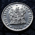 1978 South Africa 5c proof nickel