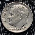 1973 USA Roosevelt One Dime D and P 17,9mm copper-nickel clad