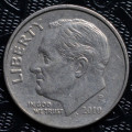 2010 USA 1 Roosevelt Dime D 17,9mm copper-nickel clad