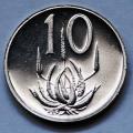 1980 South Africa 10c proof nickel