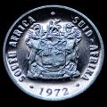 1972 South Africa 10c proof nickel