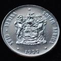 1977 South Africa R1 AU nickel