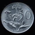 1968 South Africa 50c English Uncirculated nickel