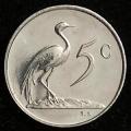1984 South Africa 5c uncirculated nickel