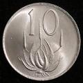 1982 South Africa 10c UNC nickel