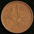 1989 South Africa circulated bronze 1c
