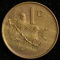 1983 South Africa circulated bronze 1c