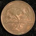 1985 South Africa 2c circulated nickel