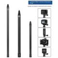 44cm to 3m Extended selfie stick (carbon fiber) for 360 invisible photo/video, dji, gopro, insta3
