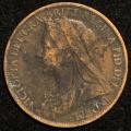 1899 United Kingdom Penny Queen Victoria 3rd portrait