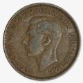 1947 United Kingdom 1d penny George VI with `IND:IMP`