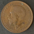 1922 United Kingdom King George V Penny 1d