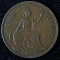 1940 United Kingdom 1d penny George V with `IND:IMP`