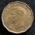 1944 United Kingdom 3 Pence - George VI