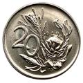 1971 South Africa 20c   uncirculated nickel