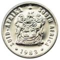 1983 South Africa 5c proof nickel