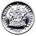 1981 South Africa 10c proof nickel
