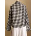 Black and white houndstooth shirt