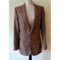 Vintage Lanvin brown tweed jacket