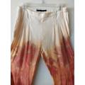 Printed silk pants by Zara