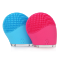 Facial Silicone Waterproof Vibrating Cleansing Brush - In Pink or Blue