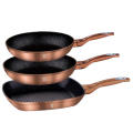 Berlinger Haus  BH-1279  3-Piece Copper Frypan & Griddle Set