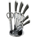 8 pcs knife set with stand, Carbon Metallic Line, Berlinger Haus BH-2110