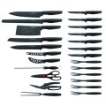 *** Royalty Line  24-Piece Marble-Coated Stainless Steel Knife Set